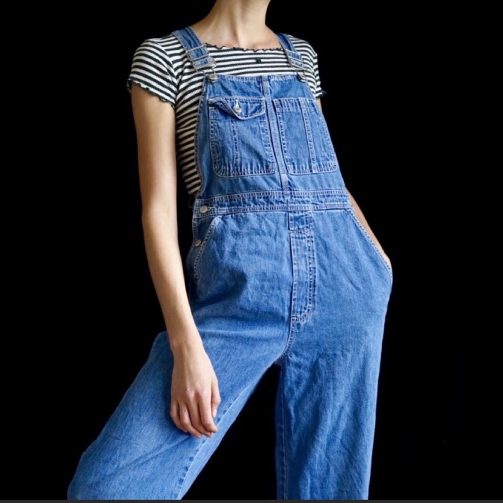 Vintage denim gap overalls